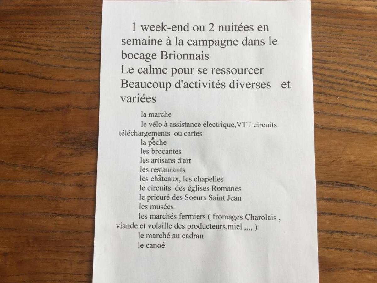 Gite De Belle Vue Semur-en-Brionnais Luaran gambar